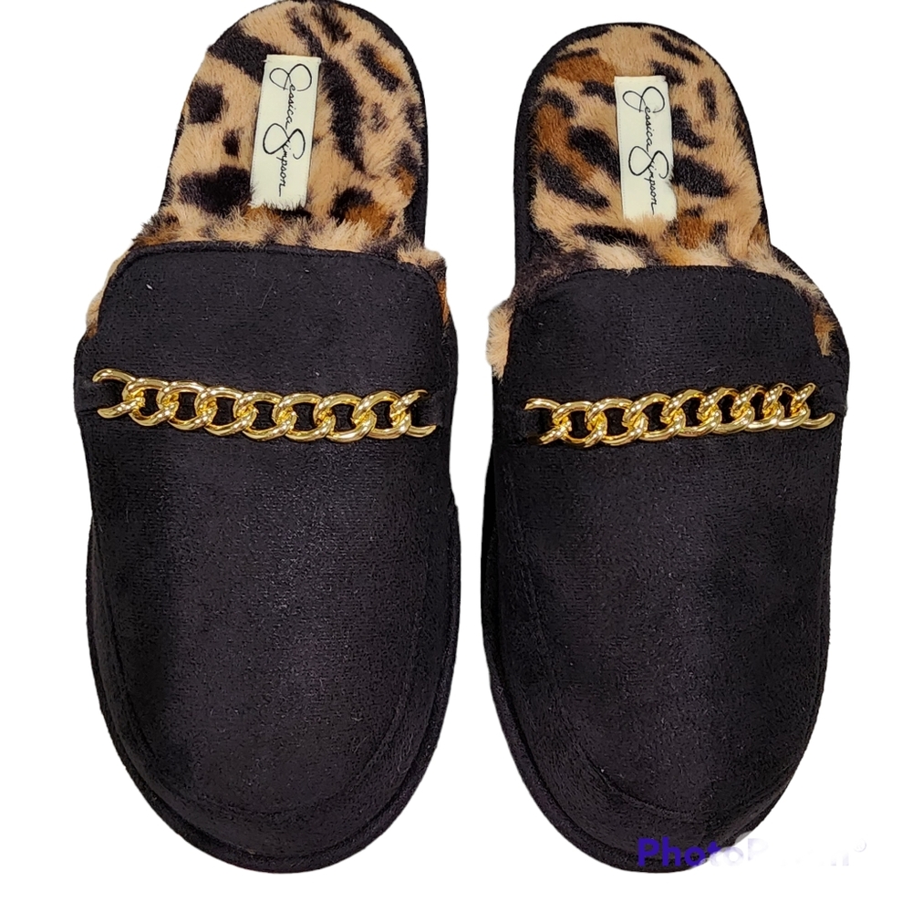 Jessica Simpson Plush Scuff Slippers - Picture 2 of 8
